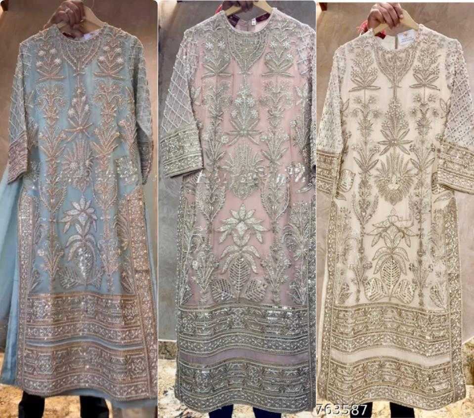 Ynf Faux Georgette KESH512 1669 Suits & Dresses Wholesale Ladies Suits Sharara Salwar Suits Embroidery Suits Manufacturer