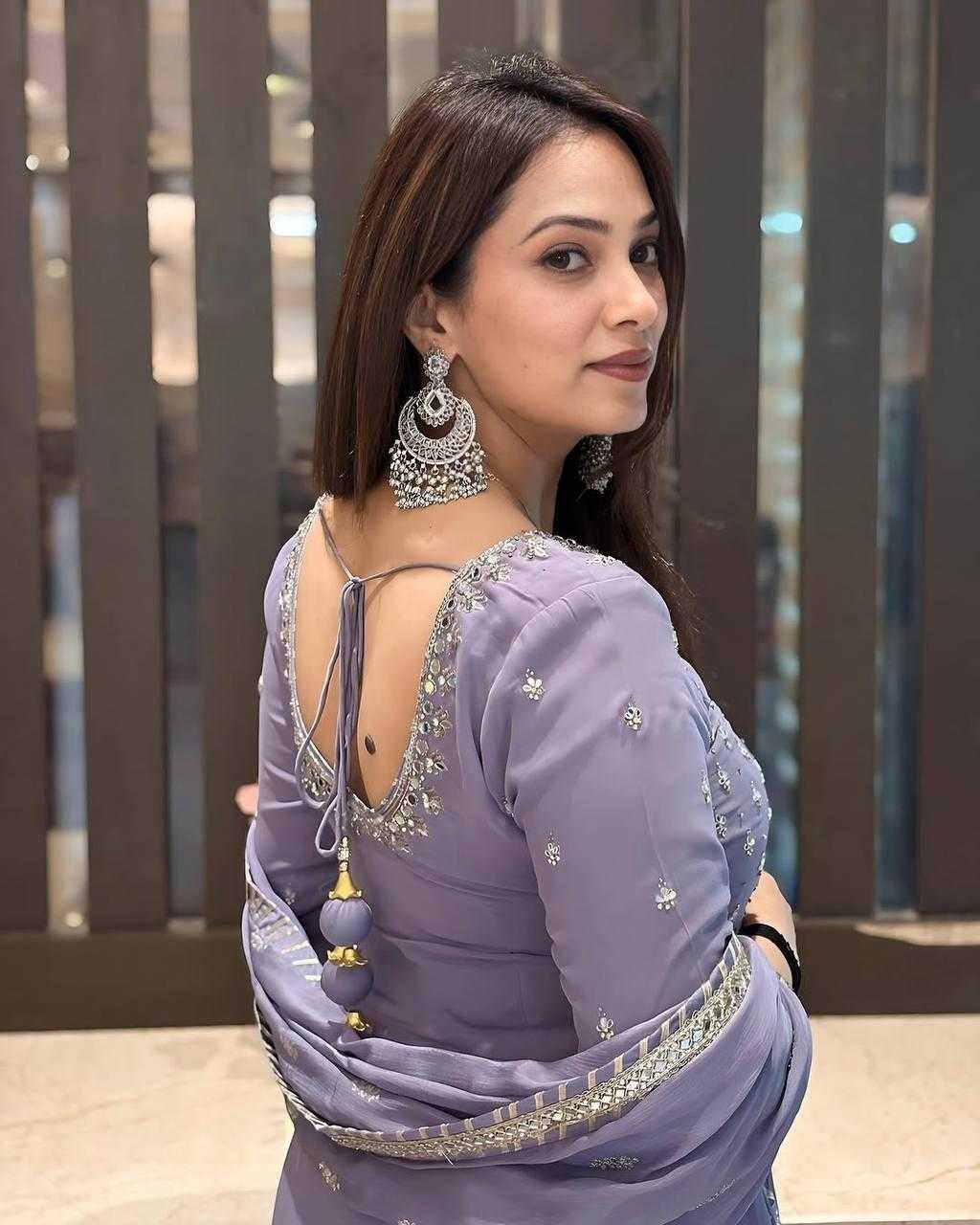 Ynf Faux Georgette KESH512 1677 Suits & Dresses Wholesale Ladies Suits Embroidery Suits Palazzo Suit Manufacturer