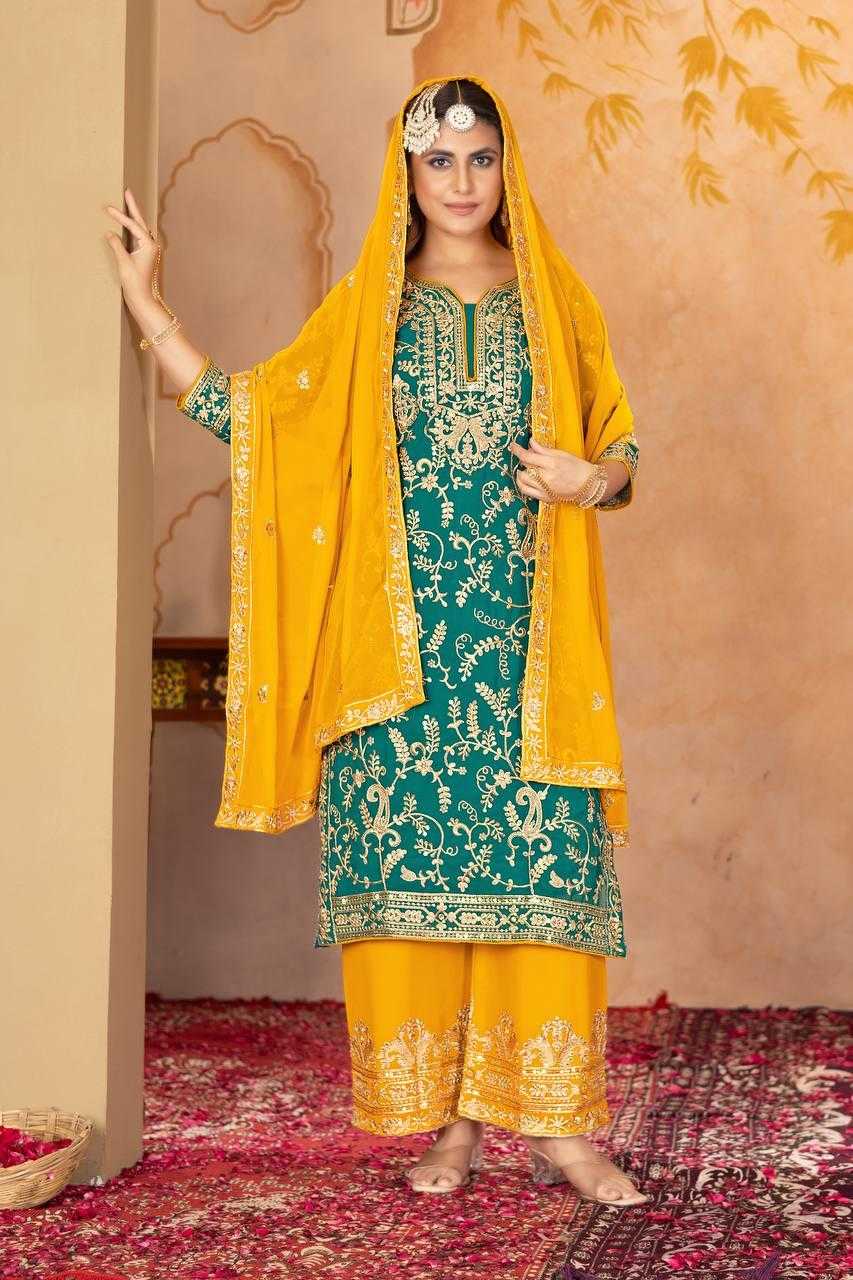 Ynf Faux Georgette KESH512 1687 Suits & Dresses Wholesale Ladies Suits Embroidery Suits Palazzo Suit Manufacturer