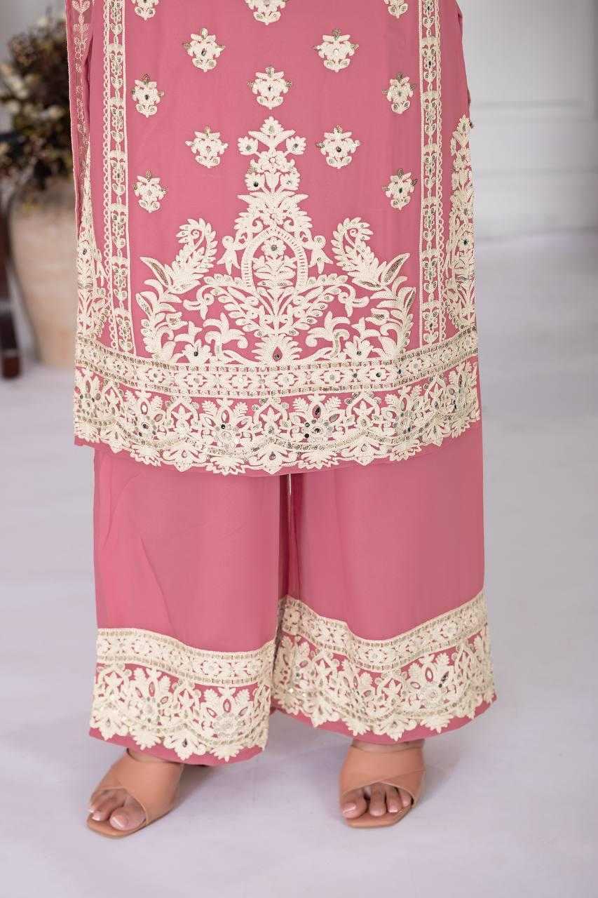 Ynf Faux Georgette KESH512 1688 Suits & Dresses Wholesale Ladies Suits Embroidery Suits Palazzo Suit Manufacturer
