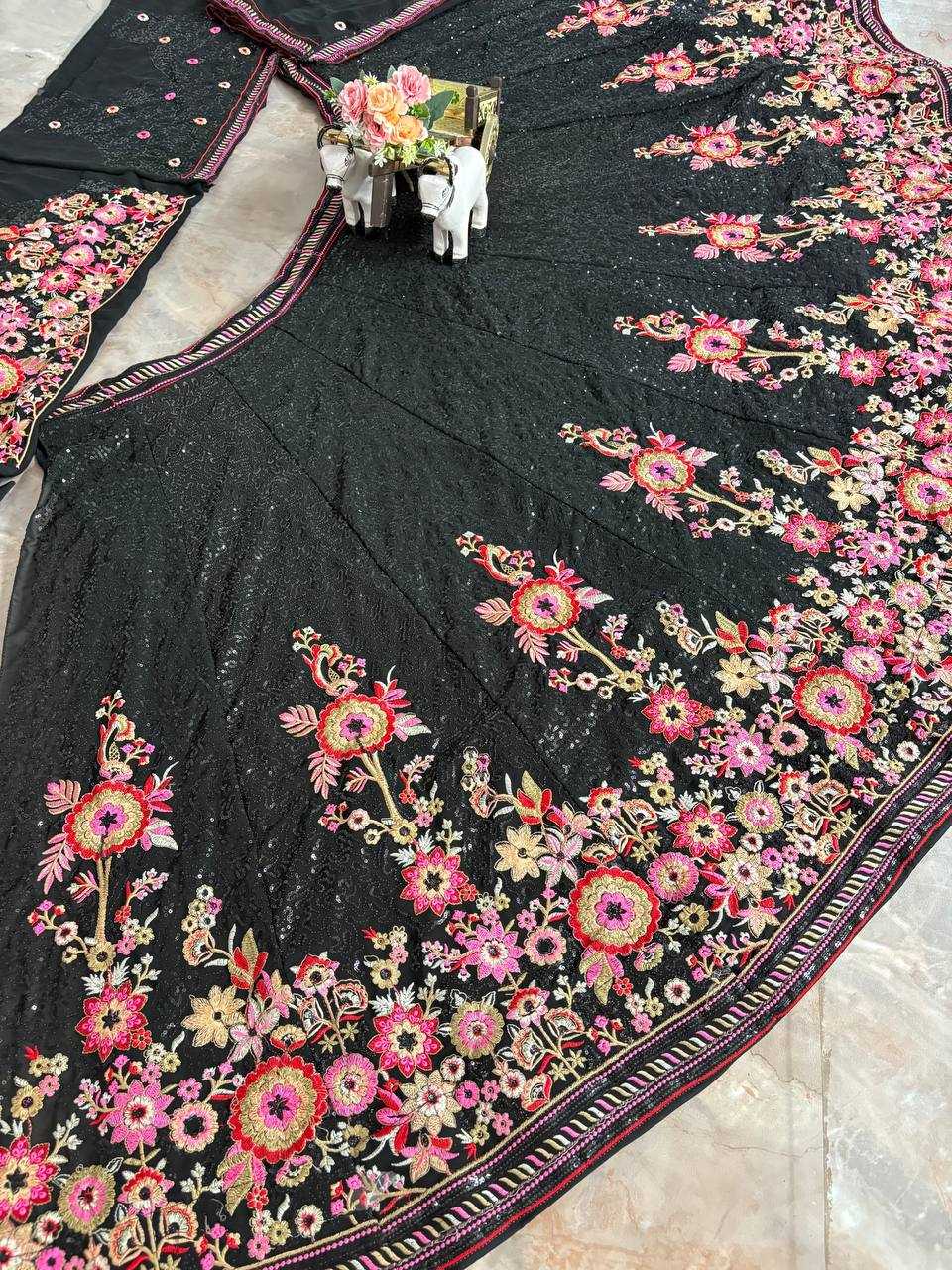 Ynf Faux Georgette KESH512 1772 Lehengas Festive Collections Wholesale Designer Lehenga Choli Navratri Chaniya Choli Manufacturer