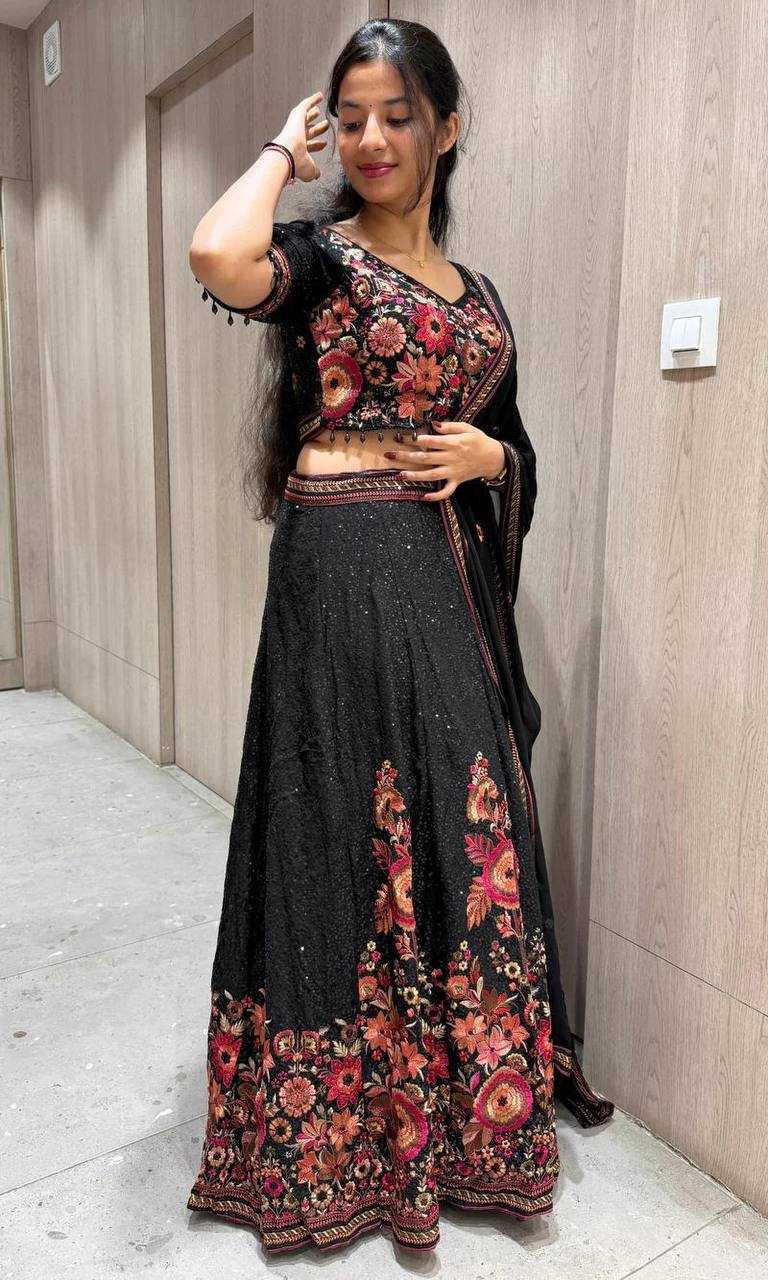 Ynf Faux Georgette KESH512 1772 Lehengas Festive Collections Wholesale Designer Lehenga Choli Navratri Chaniya Choli Manufacturer
