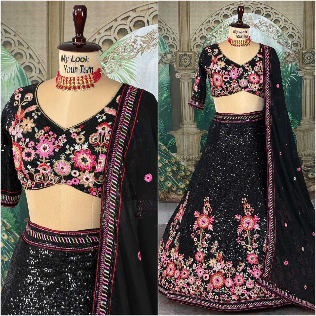 Ynf Faux Georgette KESH512 1772 Lehengas Festive Collections Wholesale Designer Lehenga Choli Navratri Chaniya Choli Manufacturer