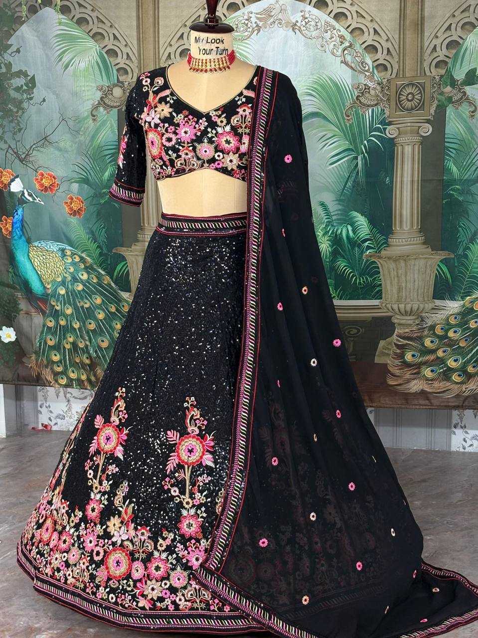Ynf Faux Georgette KESH512 1772 Lehengas Festive Collections Wholesale Designer Lehenga Choli Navratri Chaniya Choli Manufacturer