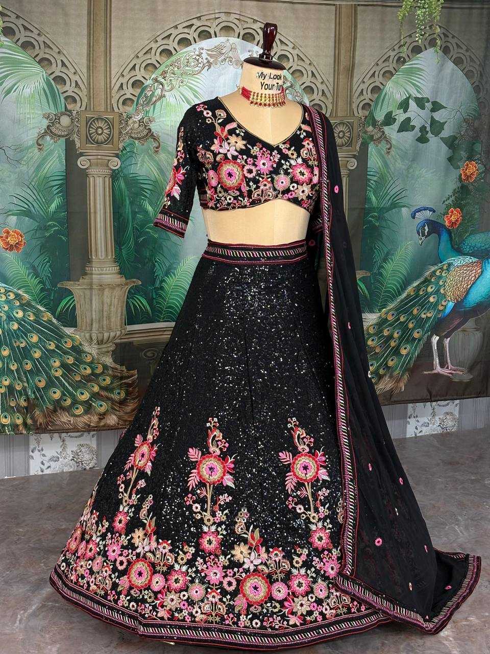 Ynf Faux Georgette KESH512 1772 Lehengas Festive Collections Wholesale Designer Lehenga Choli Navratri Chaniya Choli Manufacturer