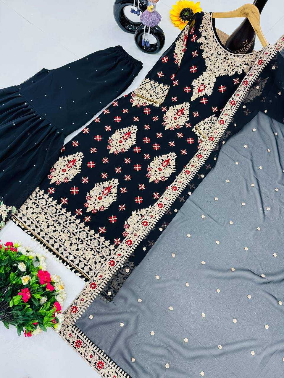 Ynf Faux Georgette KESH512 196 Suits & Dresses Wholesale Ladies Suits Dresses Designer Suits Manufacturer