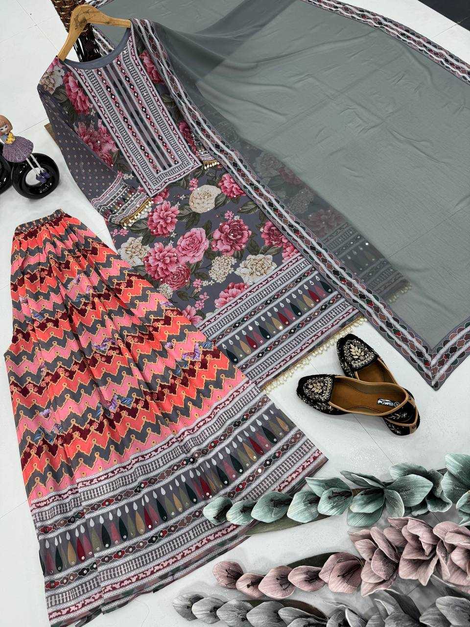 Ynf Faux Georgette KESH512 204 Suits & Dresses Wholesale Ladies Suits Dresses Designer Suits Manufacturer