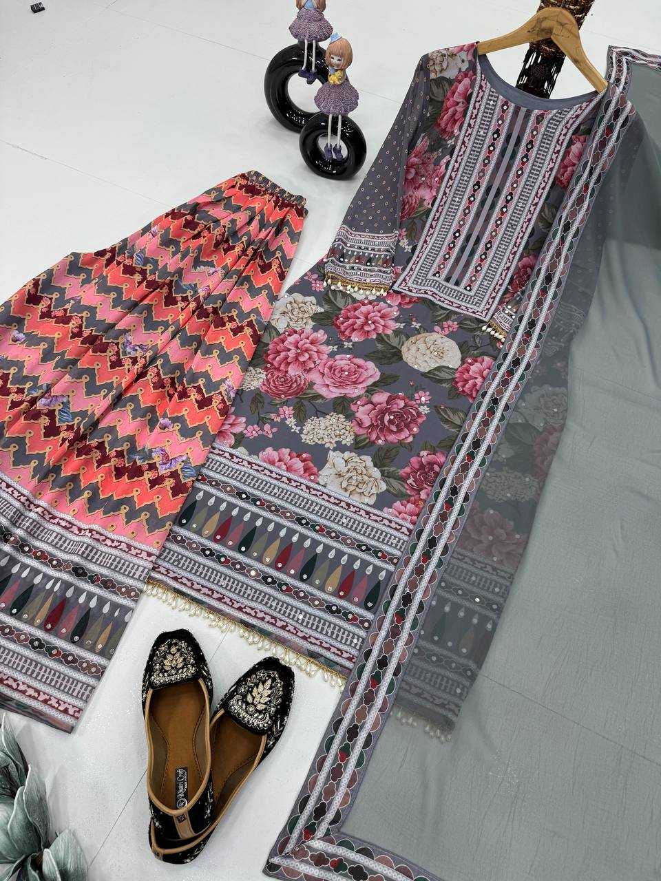 Ynf Faux Georgette KESH512 204 Suits & Dresses Wholesale Ladies Suits Dresses Designer Suits Manufacturer