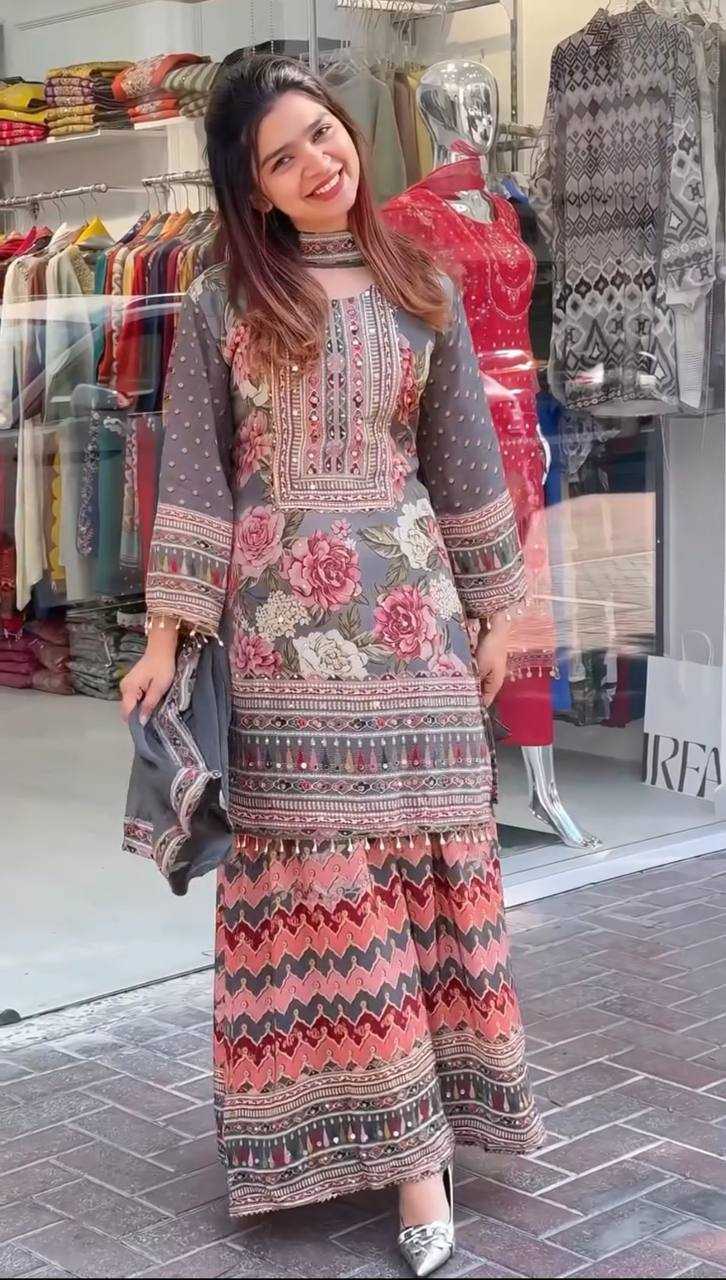Ynf Faux Georgette KESH512 204 Suits & Dresses Wholesale Ladies Suits Dresses Designer Suits Manufacturer