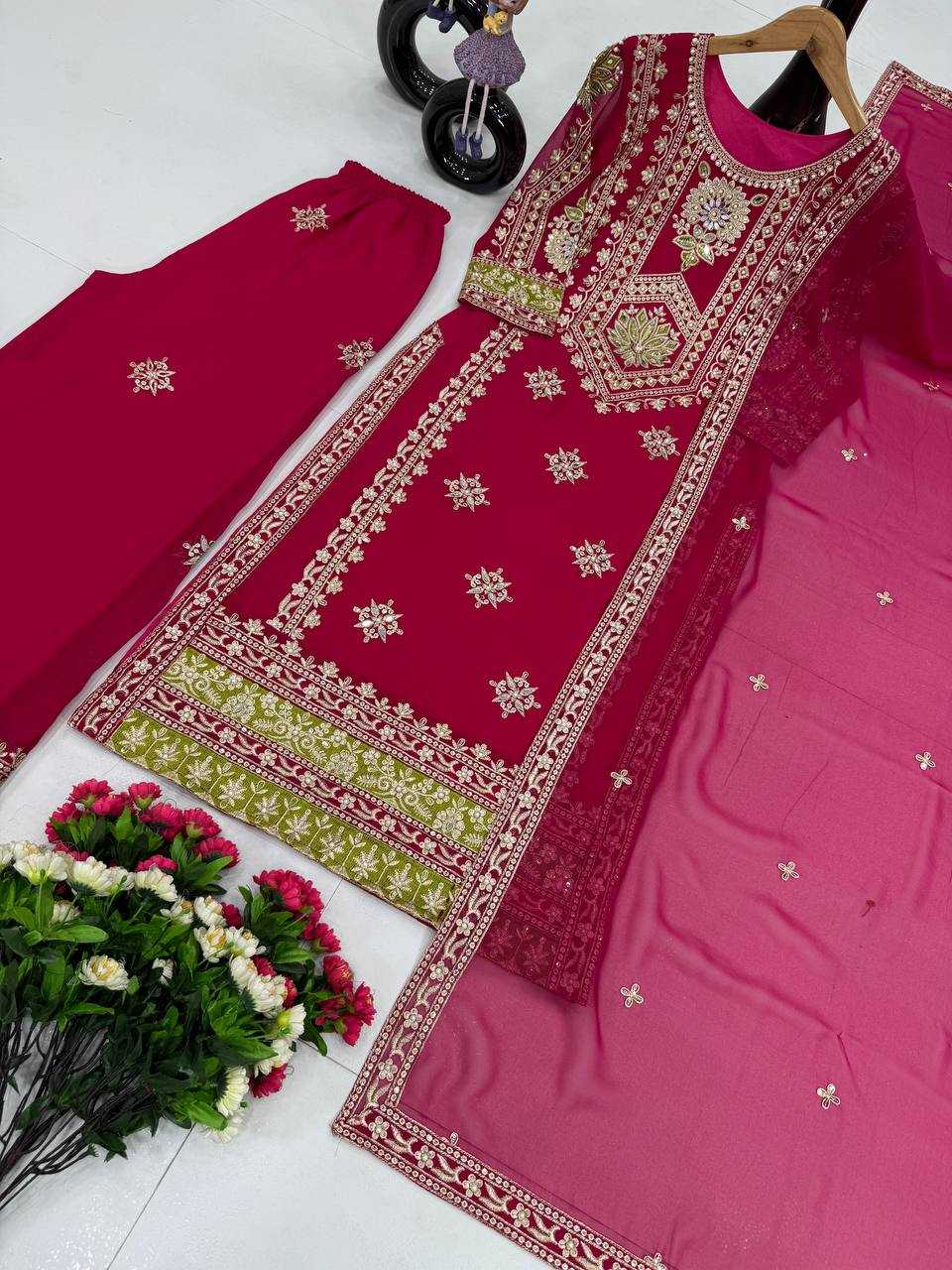 Ynf Faux Georgette KESH512 206 Suits & Dresses Wholesale Ladies Suits Dresses Designer Suits Manufacturer