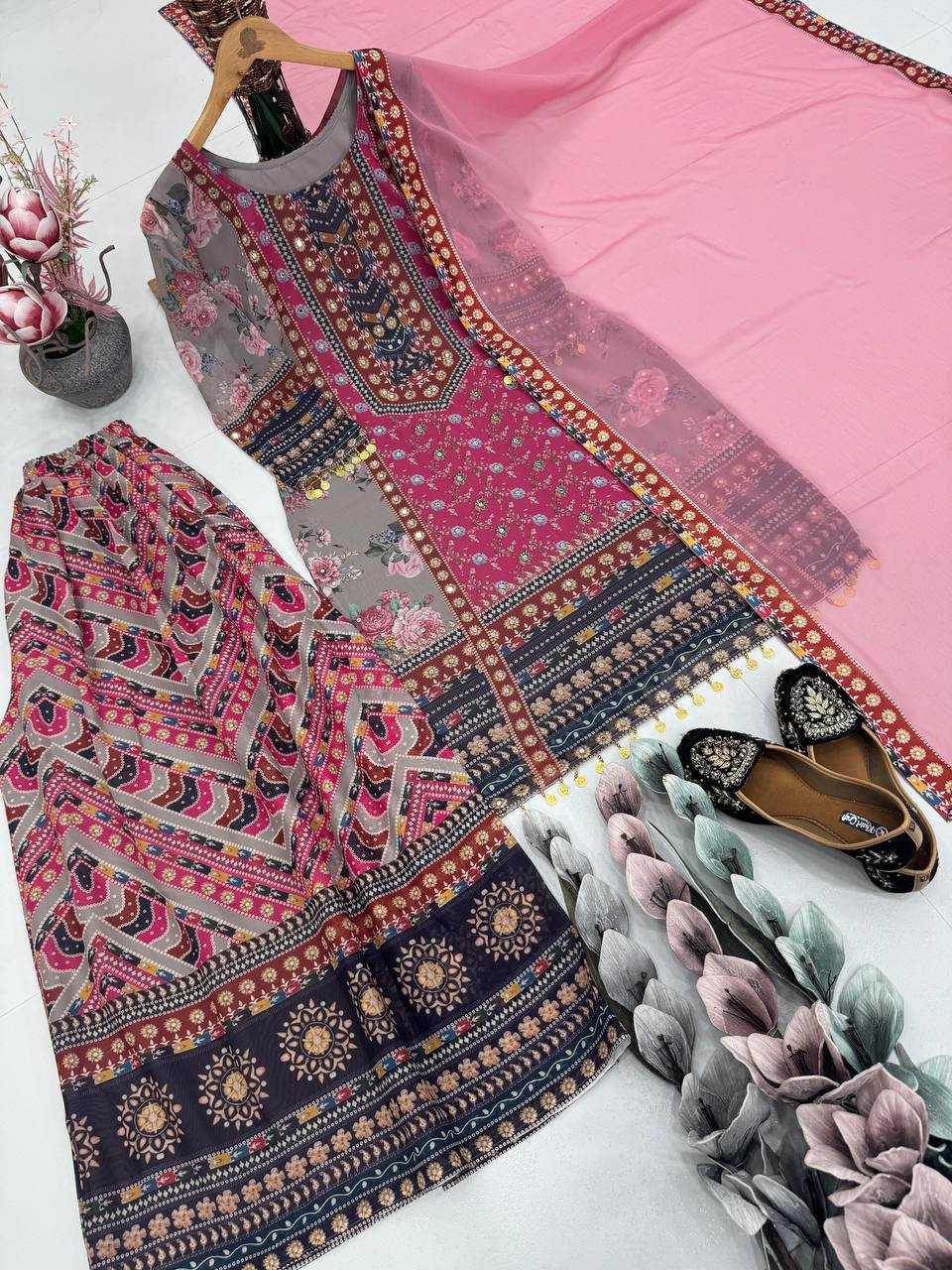 Ynf Faux Georgette KESH512 209 Suits & Dresses Wholesale Ladies Suits Dresses Designer Suits Manufacturer