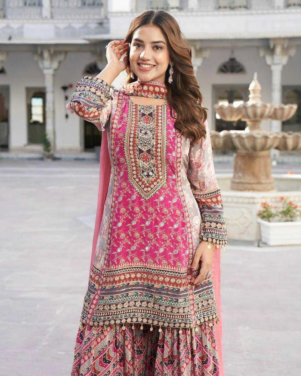 Ynf Faux Georgette KESH512 209 Suits & Dresses Wholesale Ladies Suits Dresses Designer Suits Manufacturer
