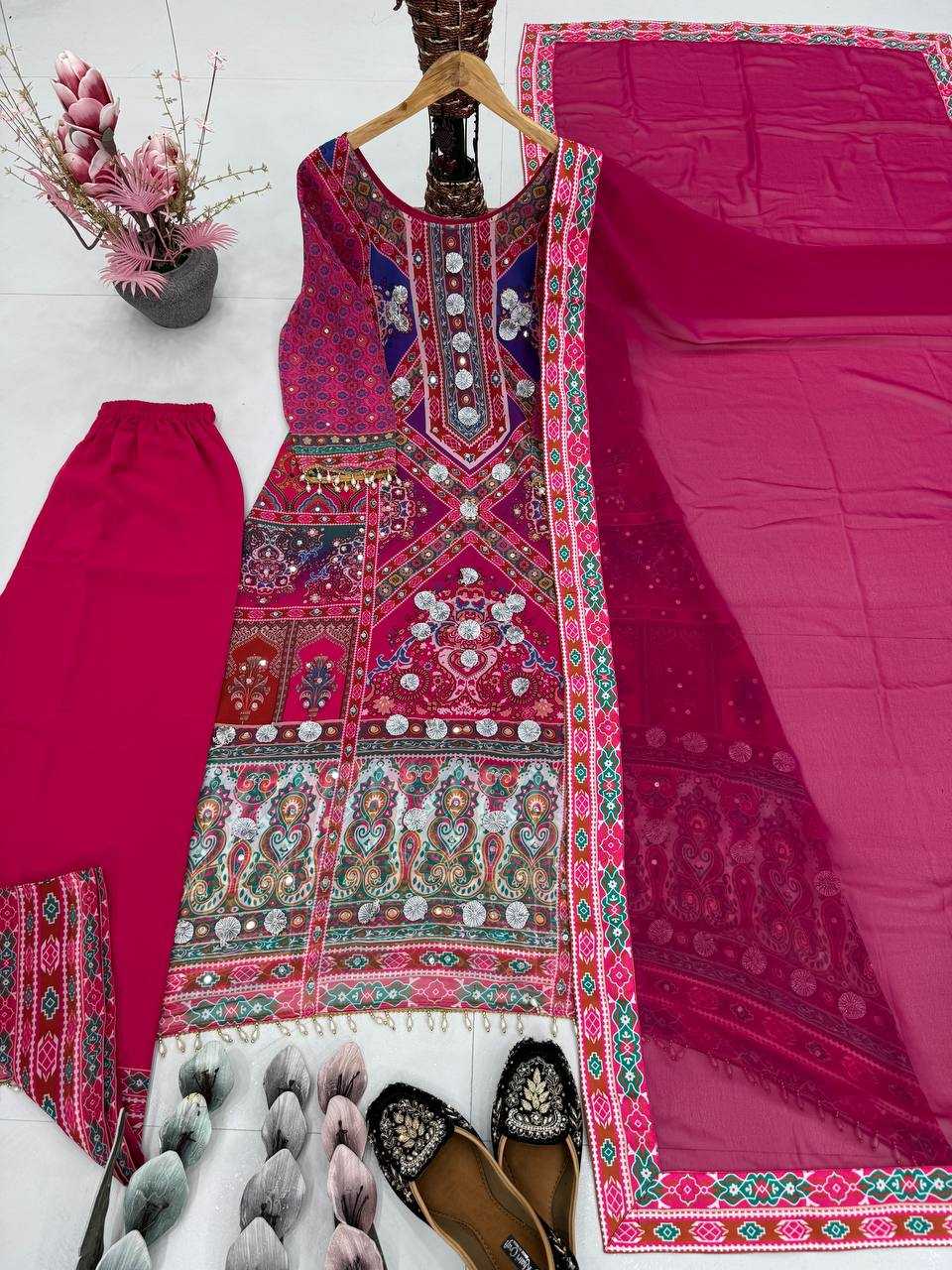 Ynf Faux Georgette KESH512 211 Suits & Dresses Wholesale Ladies Suits Dresses Designer Suits Manufacturer