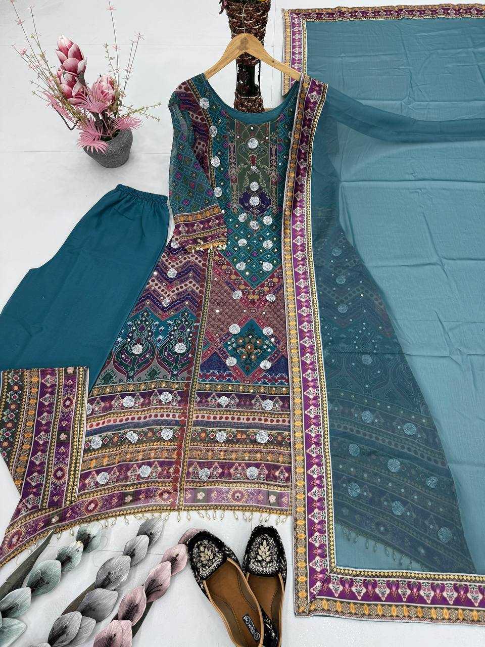 Ynf Faux Georgette KESH512 211 Suits & Dresses Wholesale Ladies Suits Dresses Designer Suits Manufacturer