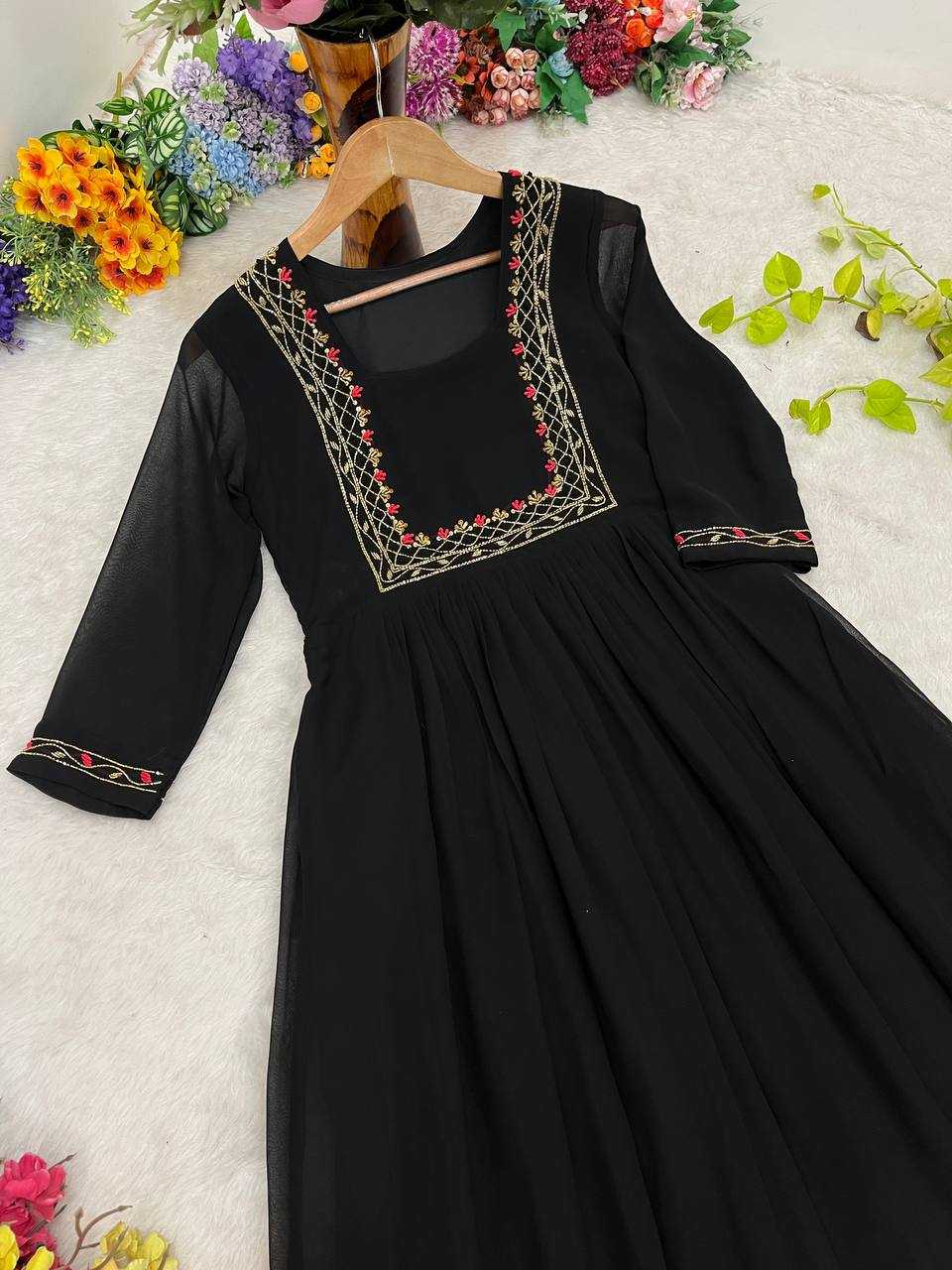 Ynf Faux Georgette KESH513 439 Kurti Wholesale Party Wear Kurtis Designer Kurtis Fancy Kurti Manufacturer