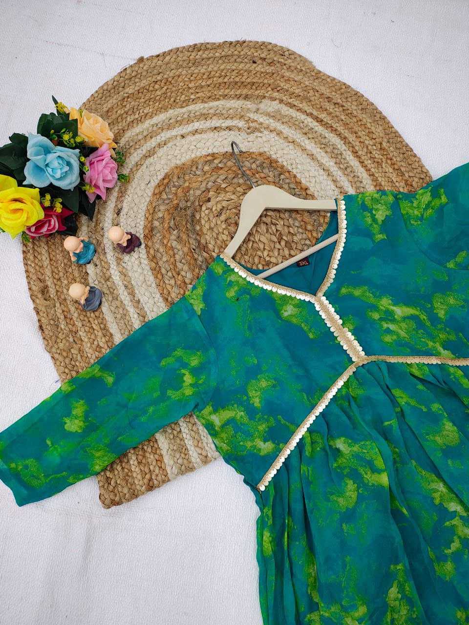 Ynf Faux Georgette KESH517 P1 Kurti Plus Size Collections Wholesale Fancy Kurti Manufacturer