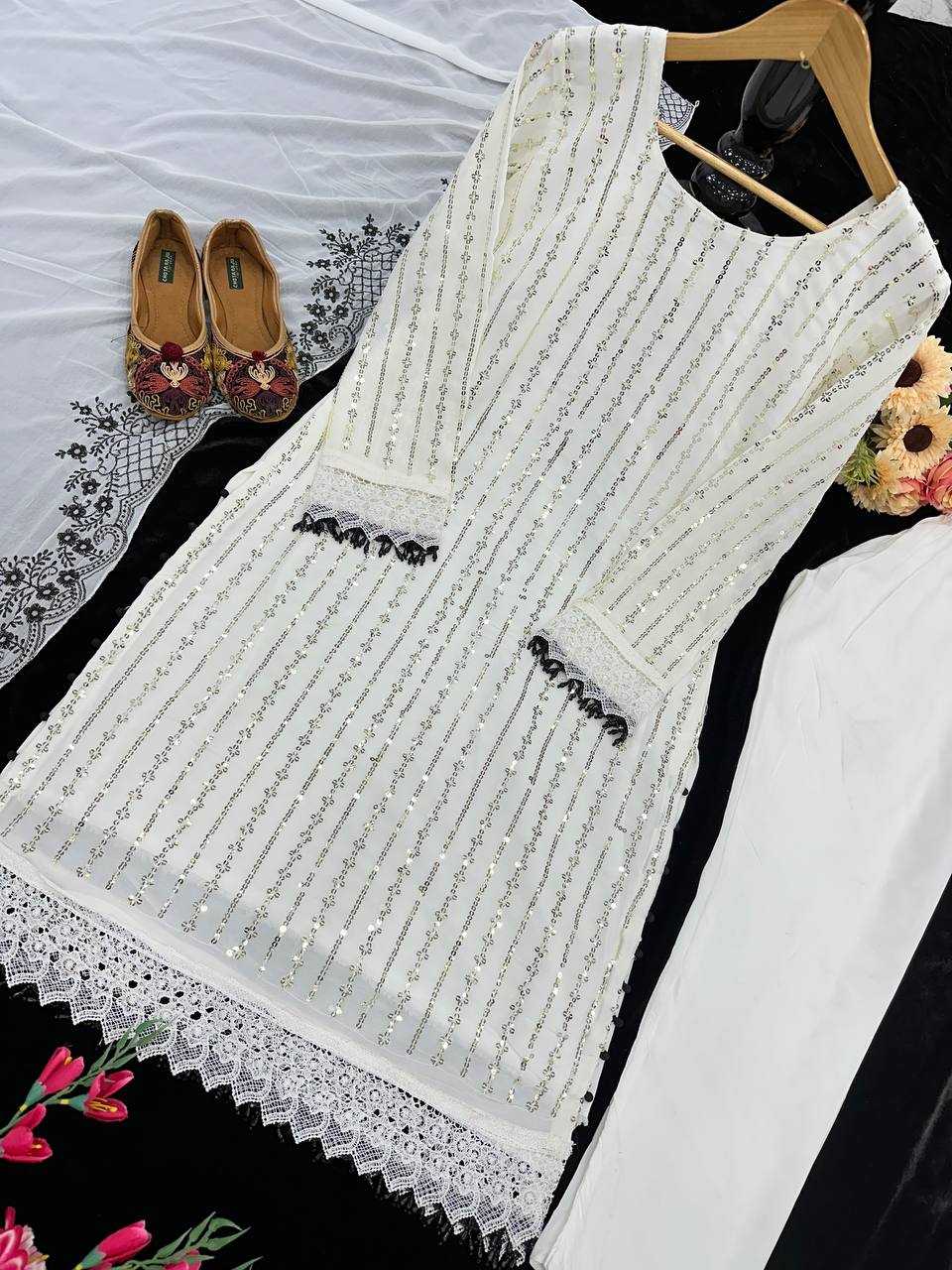 Ynf Faux Georgette KESH523 174 Kurti Wholesale Party Wear Kurtis Designer Kurtis Ladies Kurti Manufacturer