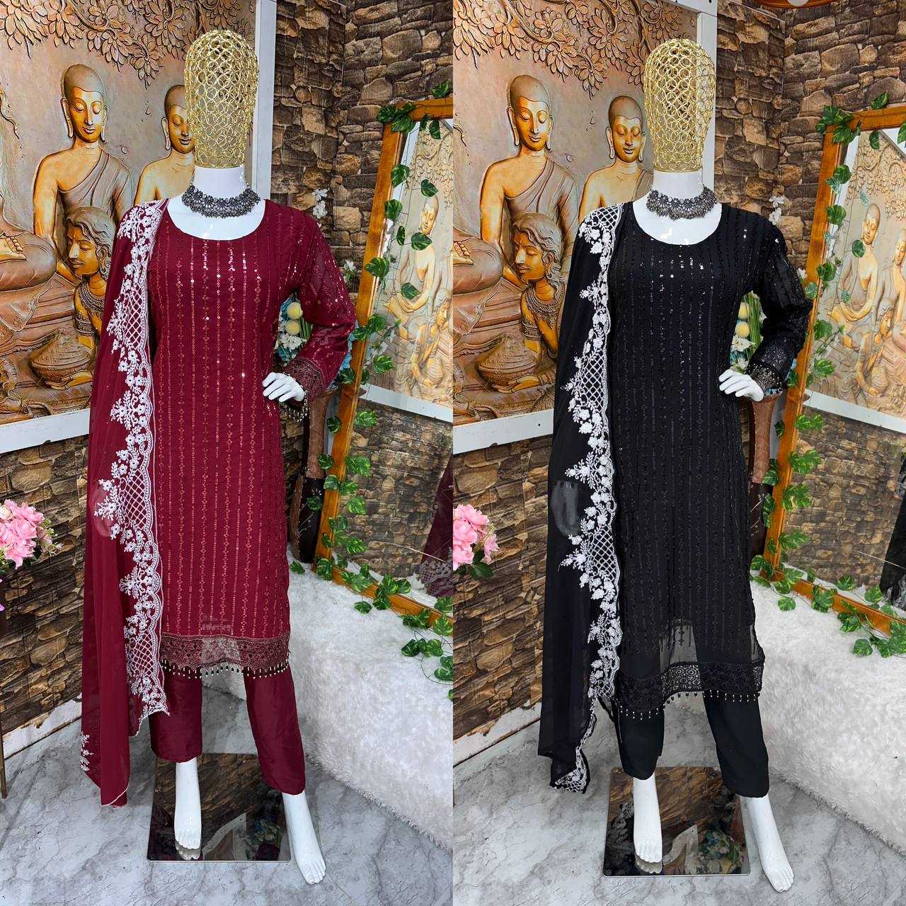 Ynf Faux Georgette KESH523 174 Kurti Wholesale Party Wear Kurtis Designer Kurtis Ladies Kurti Manufacturer
