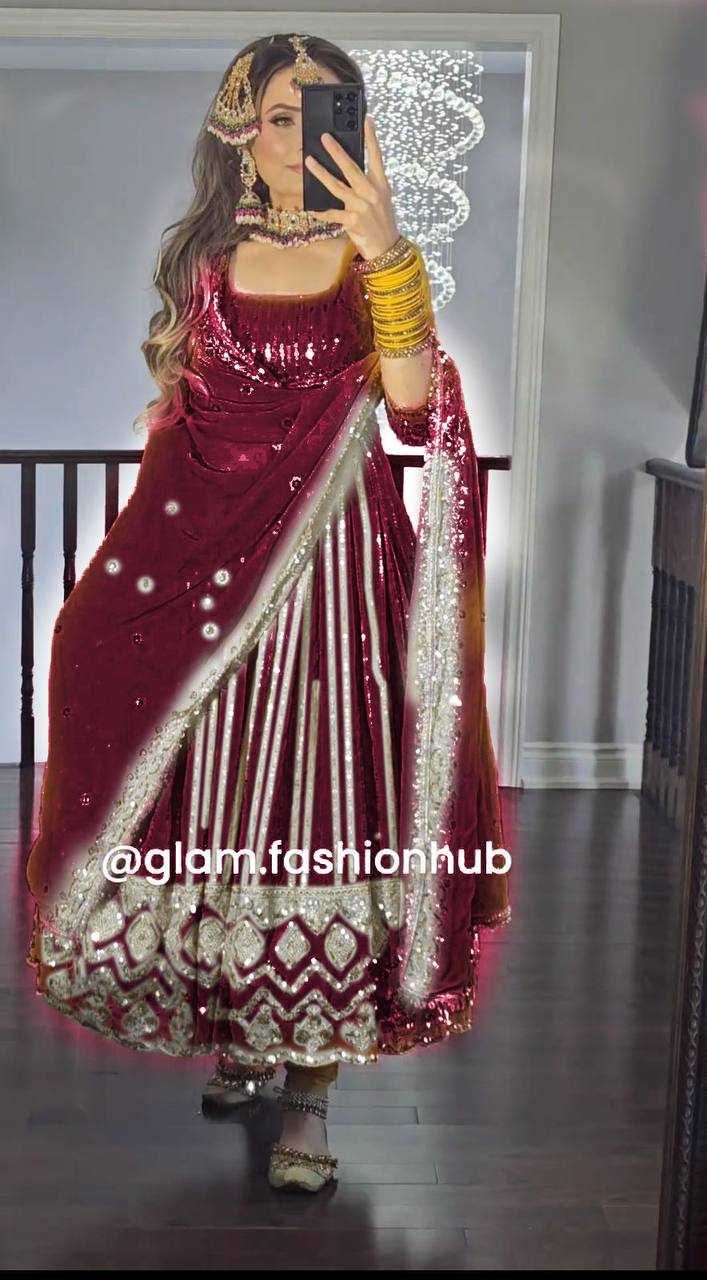 Ynf Faux Georgette KESH523 201 Gowns Wholesale Fancy Gowns Party Wear Gowns Designer Gowns Manufacturer