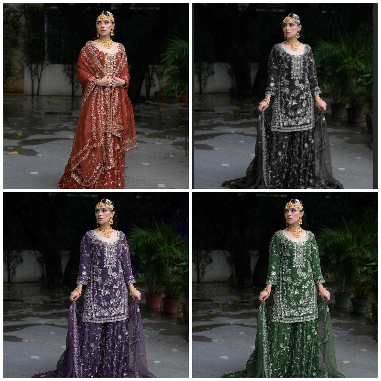 Ynf Faux Georgette KESH523 226 Suits & Dresses Wholesale Embroidery Suits Party wear suits Designer Suits Manufacturer