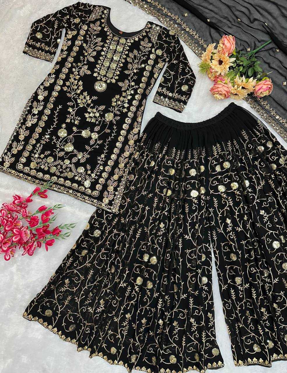 Ynf Faux Georgette KESH523 226 Suits & Dresses Wholesale Embroidery Suits Party wear suits Designer Suits Manufacturer