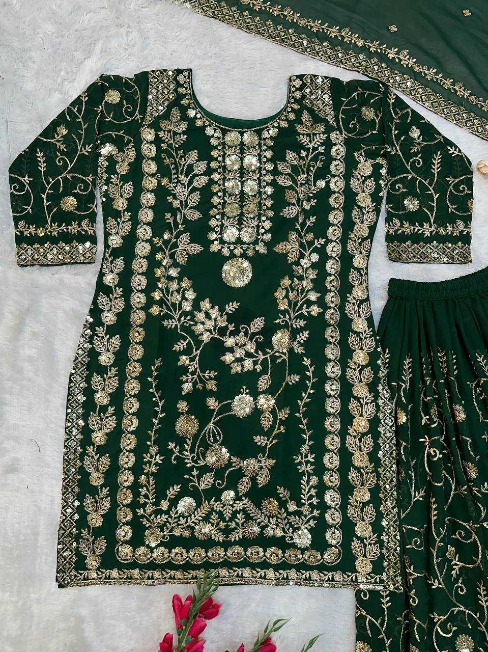 Ynf Faux Georgette KESH523 226 Suits & Dresses Wholesale Embroidery Suits Party wear suits Designer Suits Manufacturer