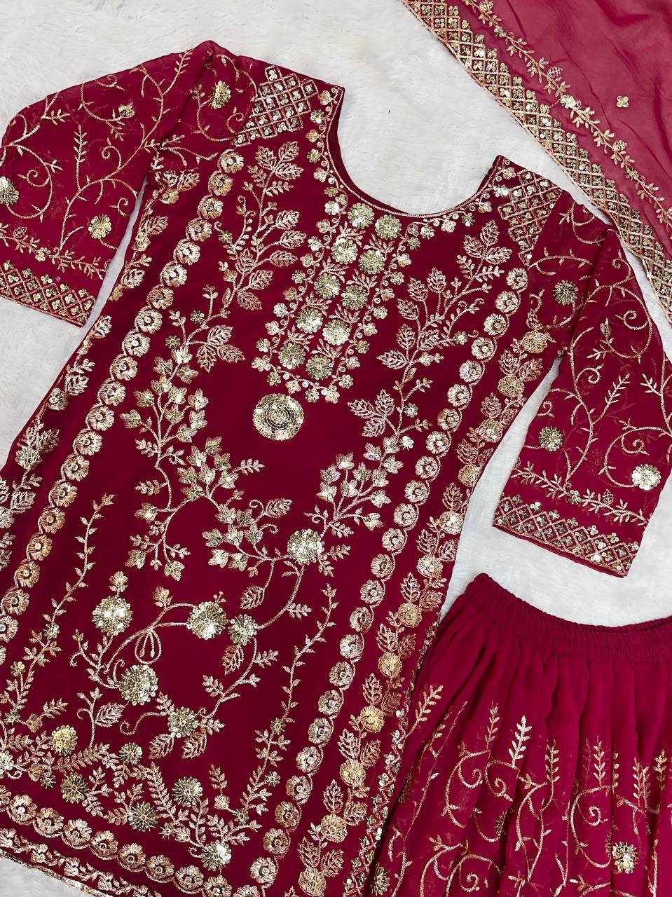 Ynf Faux Georgette KESH523 226 Suits & Dresses Wholesale Embroidery Suits Party wear suits Designer Suits Manufacturer