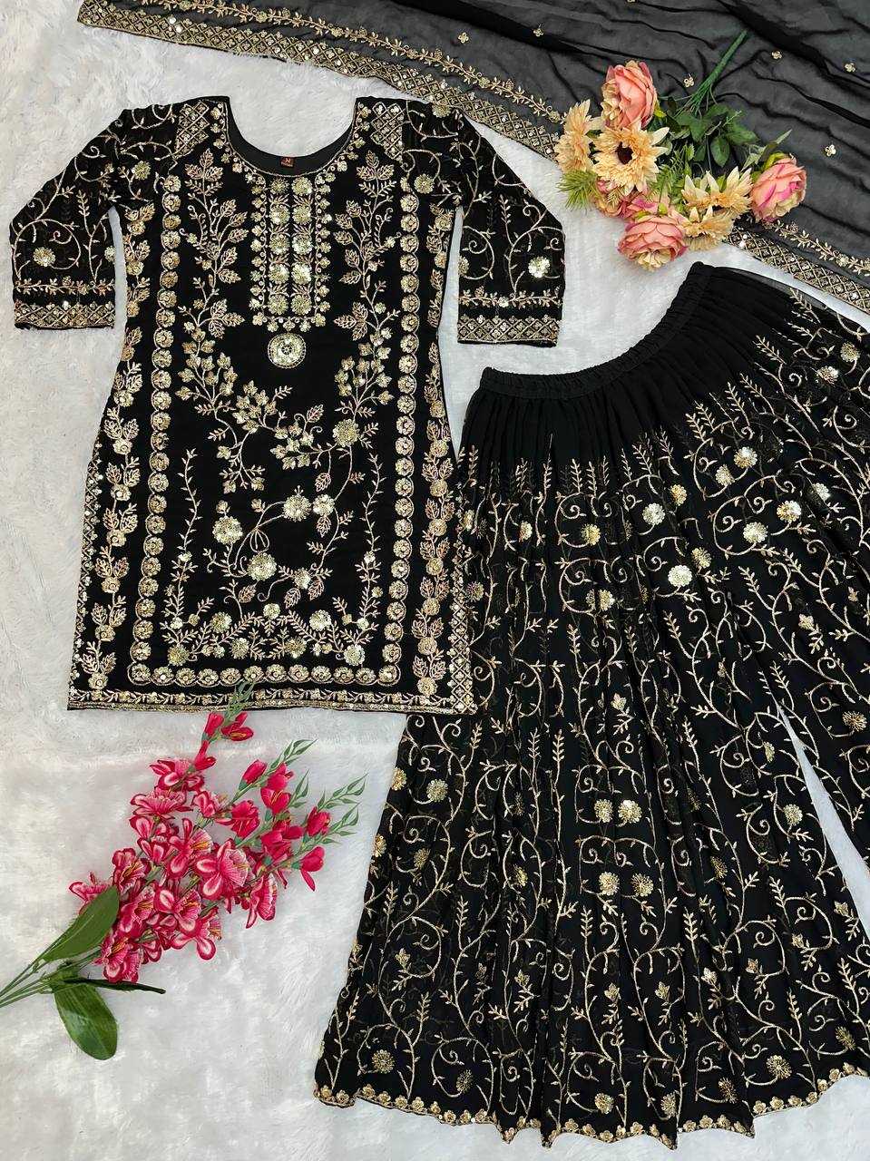 Ynf Faux Georgette KESH523 226 Suits & Dresses Wholesale Embroidery Suits Party wear suits Designer Suits Manufacturer