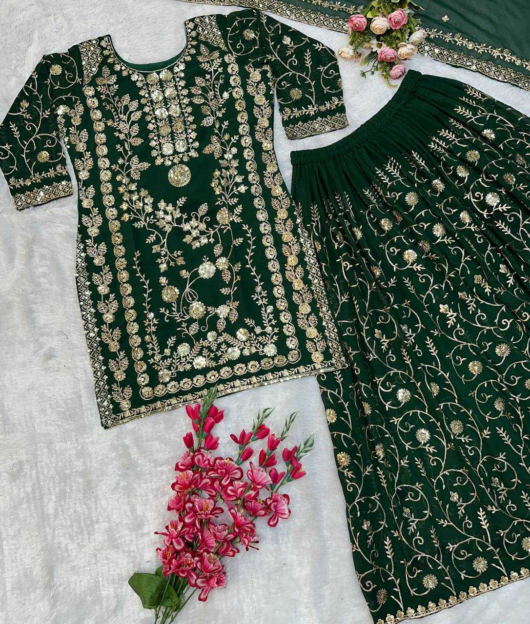 Ynf Faux Georgette KESH523 226 Suits & Dresses Wholesale Embroidery Suits Party wear suits Designer Suits Manufacturer