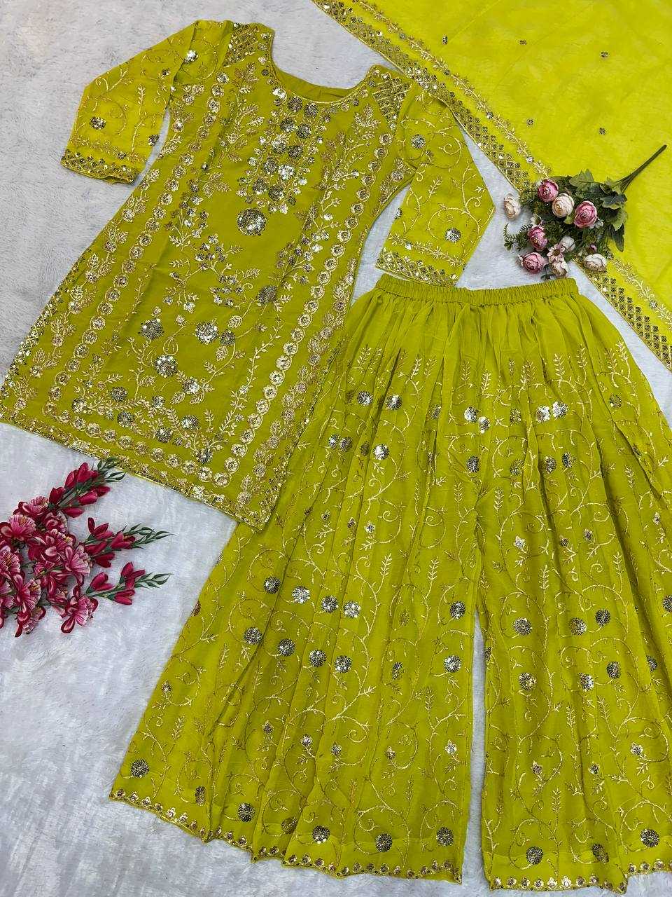 Ynf Faux Georgette KESH523 226 Suits & Dresses Wholesale Embroidery Suits Party wear suits Designer Suits Manufacturer