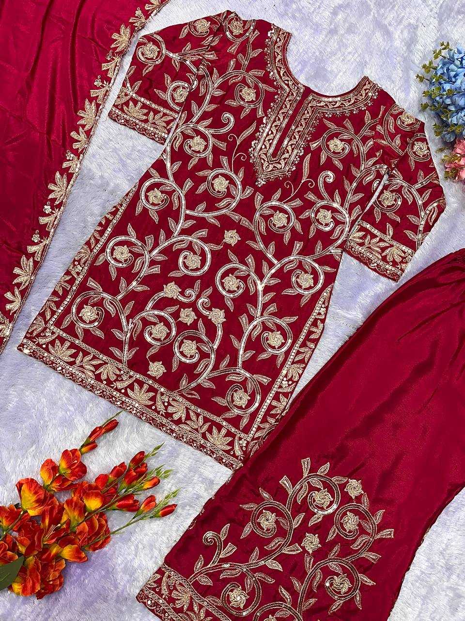 Ynf Faux Georgette KESH523 226 Suits & Dresses Wholesale Embroidery Suits Party wear suits Designer Suits Manufacturer