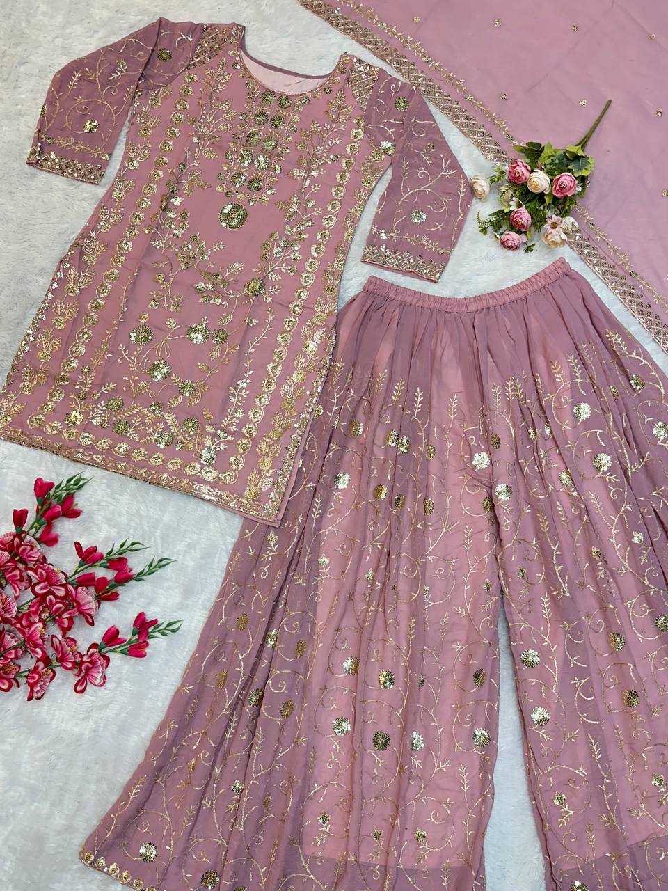 Ynf Faux Georgette KESH523 226 Suits & Dresses Wholesale Embroidery Suits Party wear suits Designer Suits Manufacturer