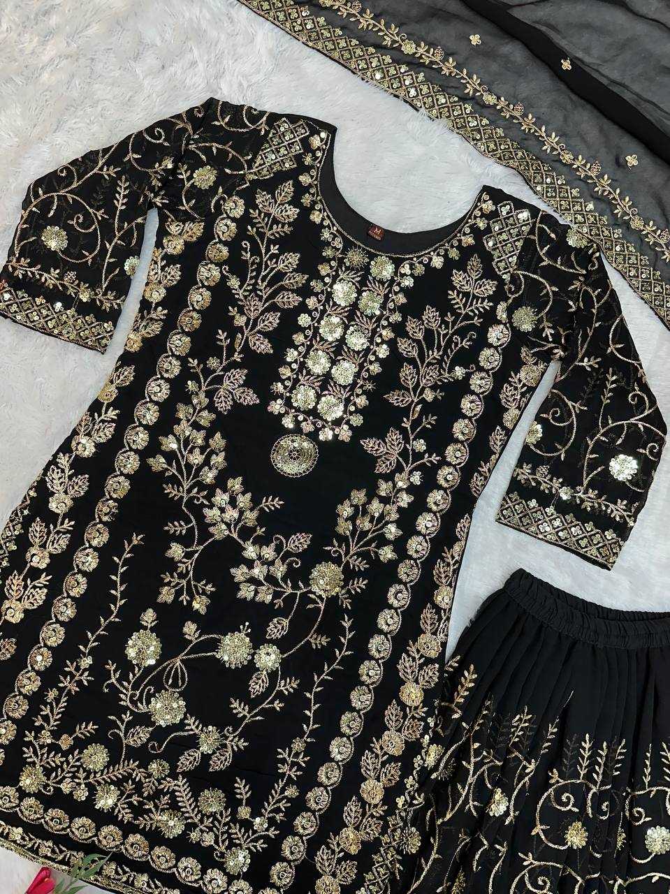 Ynf Faux Georgette KESH523 226 Suits & Dresses Wholesale Embroidery Suits Party wear suits Designer Suits Manufacturer