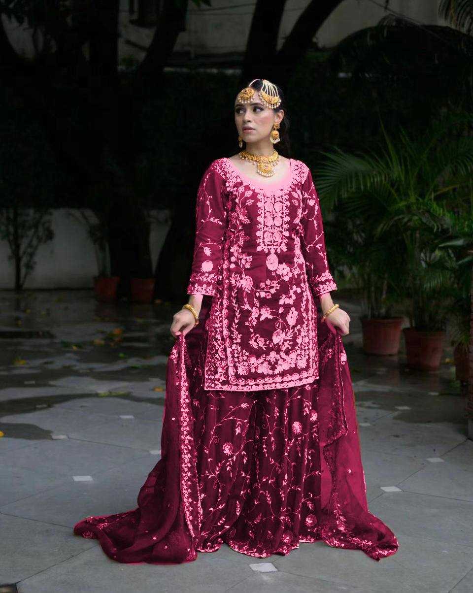 Ynf Faux Georgette KESH523 226 Suits & Dresses Wholesale Embroidery Suits Party wear suits Designer Suits Manufacturer