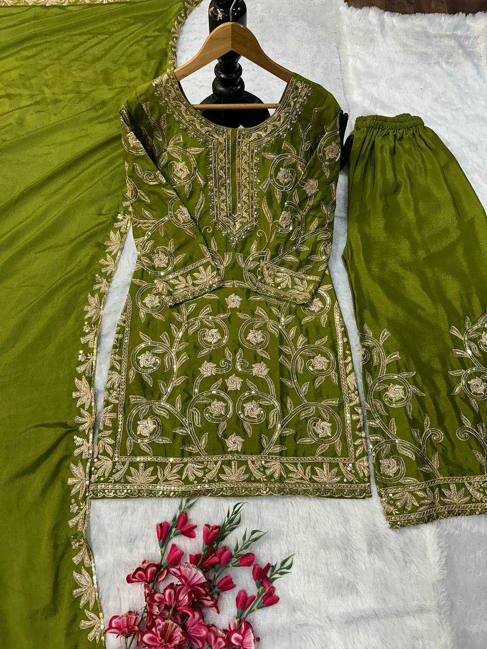 Ynf Faux Georgette KESH523 226 Suits & Dresses Wholesale Embroidery Suits Party wear suits Designer Suits Manufacturer
