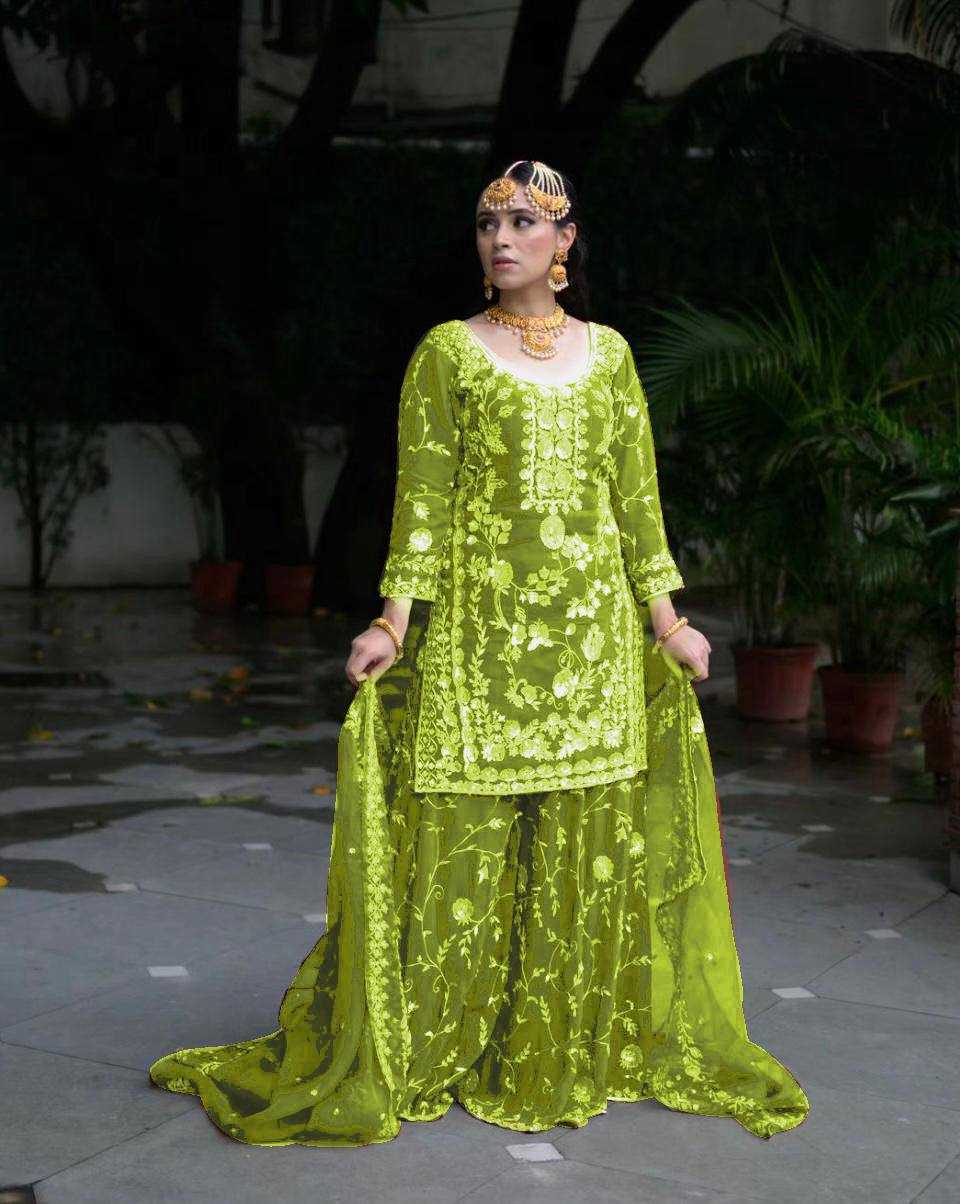 Ynf Faux Georgette KESH523 226 Suits & Dresses Wholesale Embroidery Suits Party wear suits Designer Suits Manufacturer