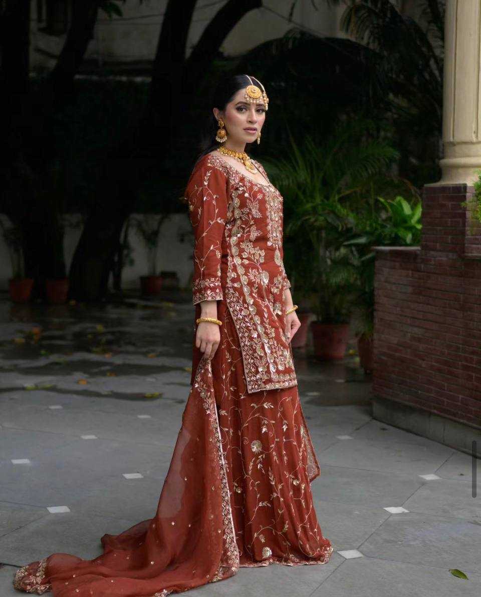 Ynf Faux Georgette KESH523 226 Suits & Dresses Wholesale Embroidery Suits Party wear suits Designer Suits Manufacturer