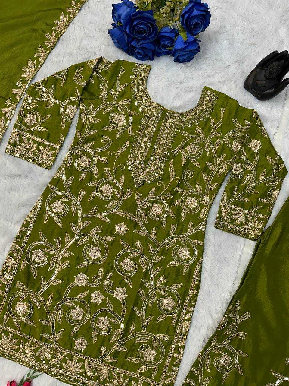 Ynf Faux Georgette KESH523 226 Suits & Dresses Wholesale Embroidery Suits Party wear suits Designer Suits Manufacturer