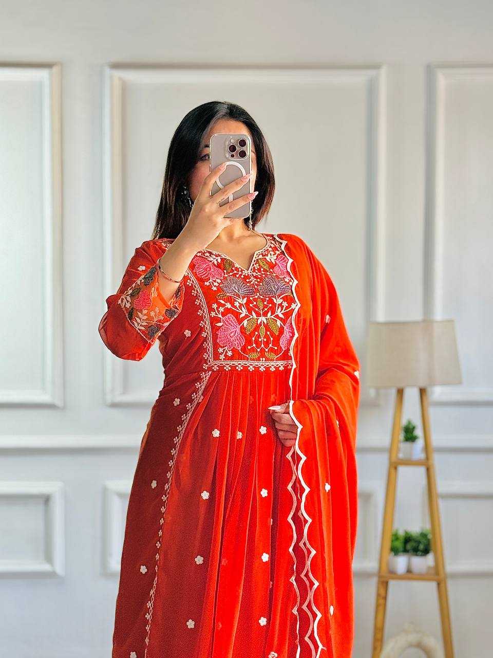 Ynf Faux Georgette KESH523 245 Suits & Dresses Wholesale Ladies Suits Embroidery Suits Designer Suits Manufacturer