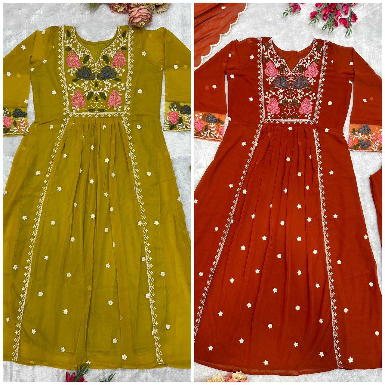 Ynf Faux Georgette KESH523 245 Suits & Dresses Wholesale Ladies Suits Embroidery Suits Designer Suits Manufacturer