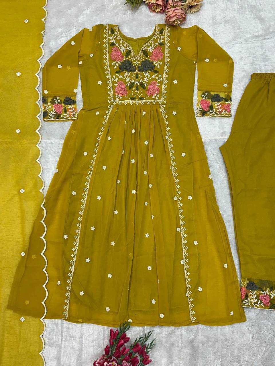 Ynf Faux Georgette KESH523 245 Suits & Dresses Wholesale Ladies Suits Embroidery Suits Designer Suits Manufacturer