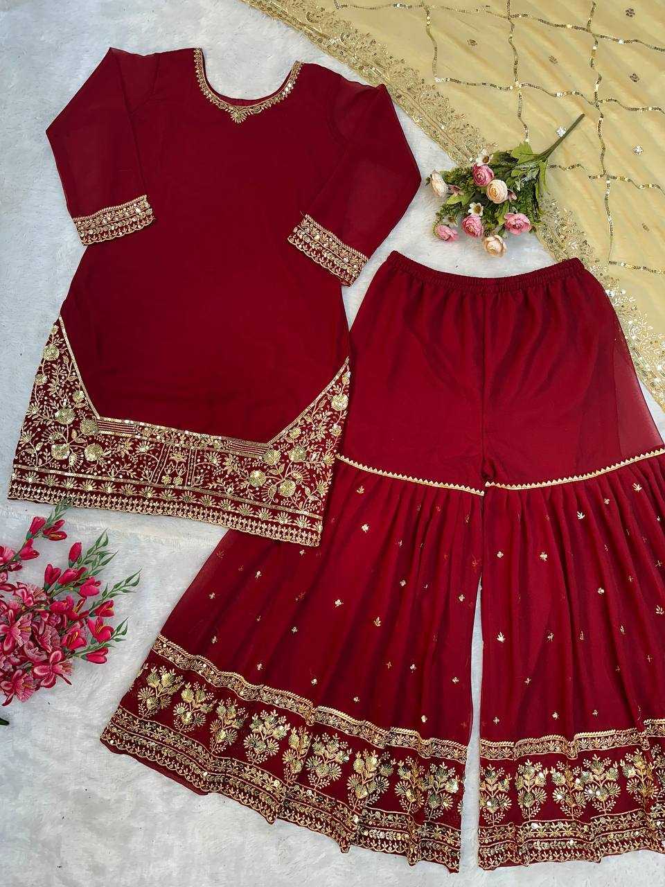 Ynf Faux Georgette KESH523 247 Suits & Dresses Wholesale Ladies Suits Party wear suits Designer Suits Manufacturer