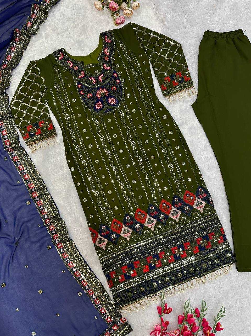 Ynf Faux Georgette KESH523 248 Suits & Dresses Wholesale Ladies Suits Party wear suits Designer Suits Manufacturer