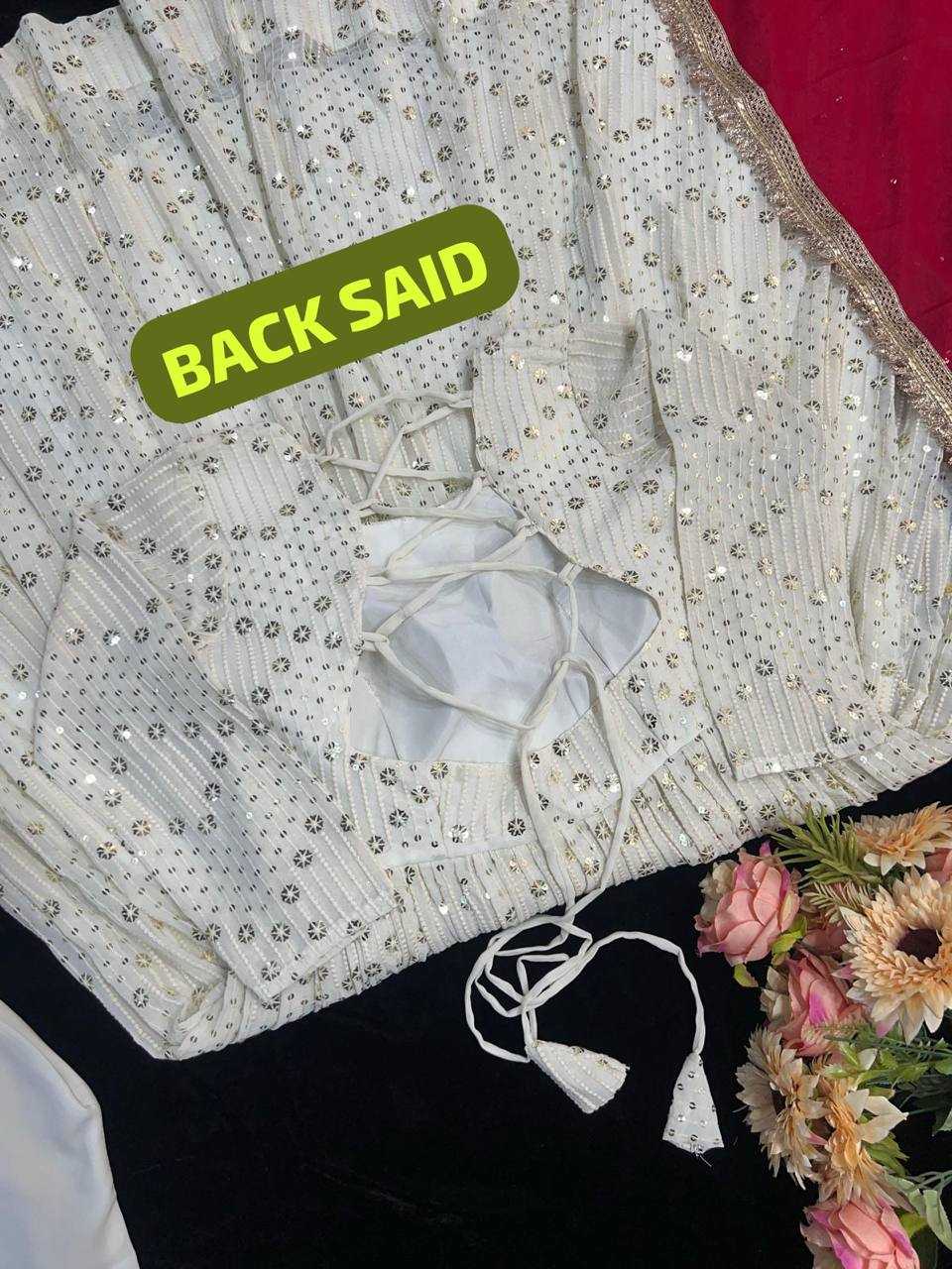 Ynf Faux Georgette KESH523 251 Gowns Wholesale Embroidery Gowns Party Wear Gowns Designer Gowns Manufacturer