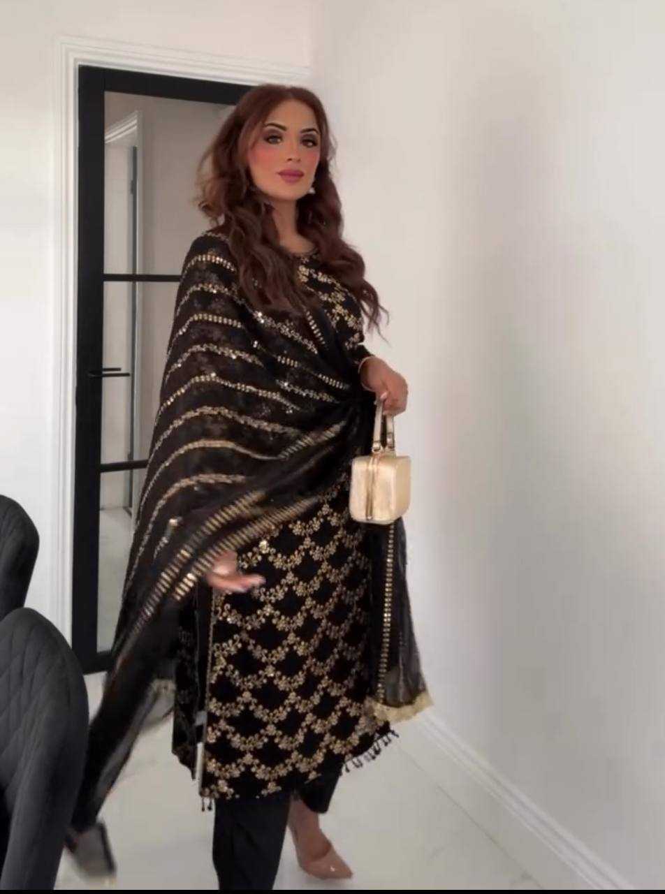 Ynf Faux Georgette KESH523 261 Suits & Dresses Wholesale Ladies Suits Party wear suits Designer Suits Manufacturer
