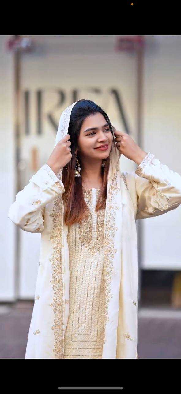 Ynf Faux Georgette KESH523 268 Suits & Dresses Wedding Collections Festive Collections Wholesale Georgette Suit Embroidered Suits Wedding Outfits Manufacturer