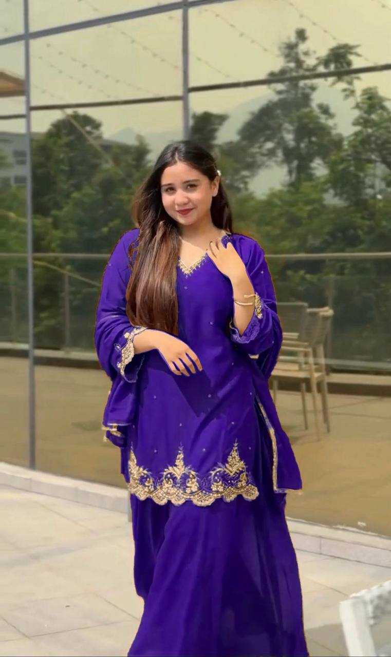 Ynf Faux Georgette KESH523 274 Suits & Dresses Wedding Collections Festive Collections Wholesale Embroidery Suits Georgette Suit Wedding Outfits Manufacturer