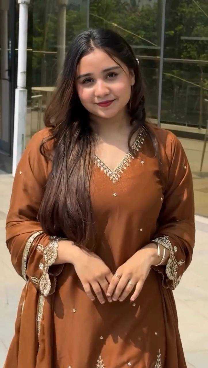 Ynf Faux Georgette KESH523 274 Suits & Dresses Wedding Collections Festive Collections Wholesale Embroidery Suits Georgette Suit Wedding Outfits Manufacturer