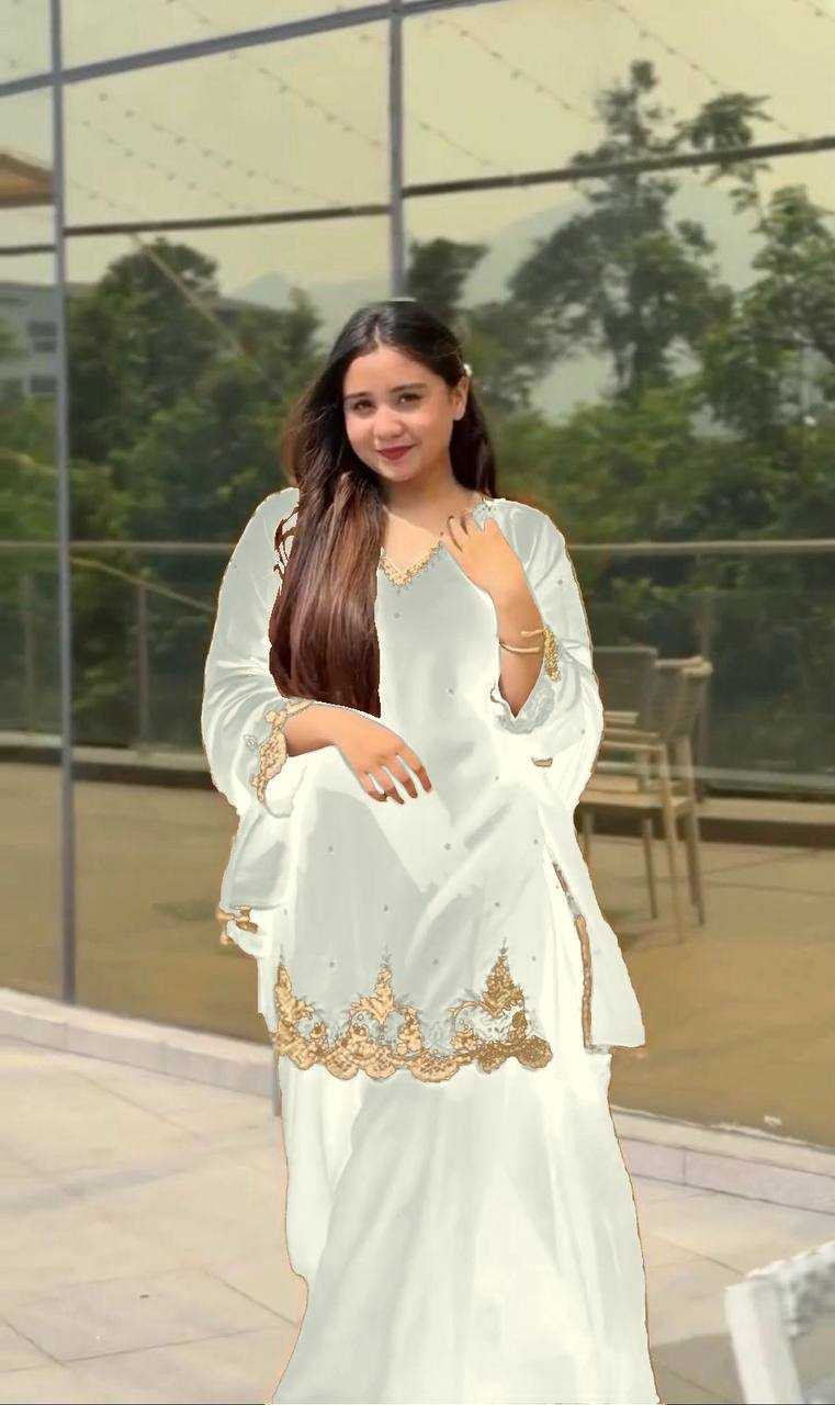 Ynf Faux Georgette KESH523 274 Suits & Dresses Wedding Collections Festive Collections Wholesale Embroidery Suits Georgette Suit Wedding Outfits Manufacturer