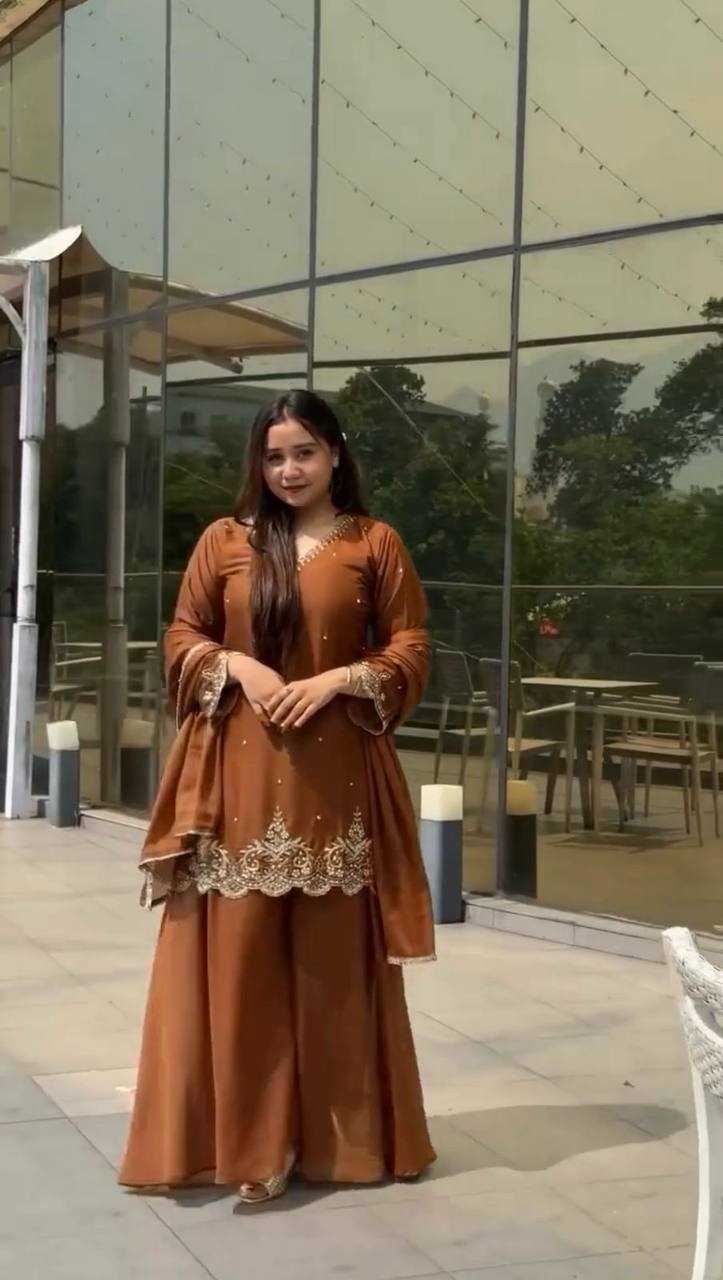 Ynf Faux Georgette KESH523 274 Suits & Dresses Wedding Collections Festive Collections Wholesale Embroidery Suits Georgette Suit Wedding Outfits Manufacturer